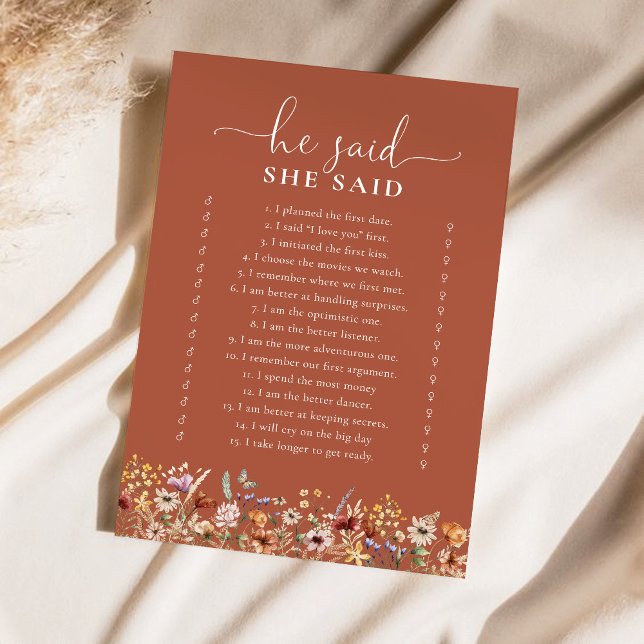 Terracotta Tiny Wildblomme Möhippa Game (Skapare uppladdad)