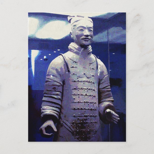 Terracotta Warrior Vykort (Framsida)