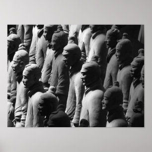 Terracotta Warriors Xian China Photography Photo Poster