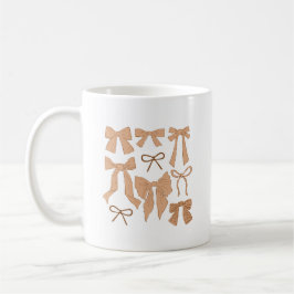 Terracotta Whimsical Bows Kaffemugg