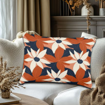 Terracotta White Blommigt Elegant