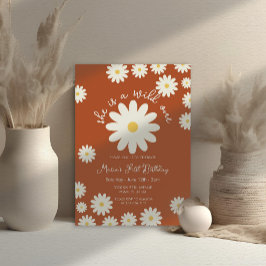Terracotta White Daisy Hon är en Vild. Inbjudningar
