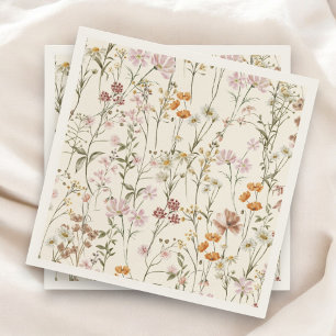 Terracotta WildblomBoho Baby Shower in Bloom Pappersservett