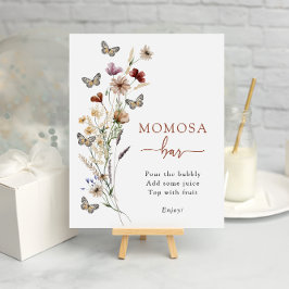 Terracotta WildblommMomosa Pub Poster