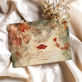 Terracotta WildblomStudentfest Tack Kort