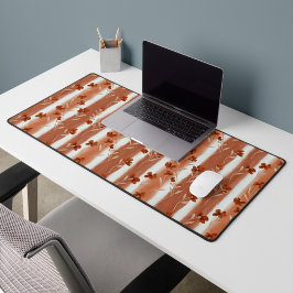 Terracotta Wildflower Stripe Office Laptop