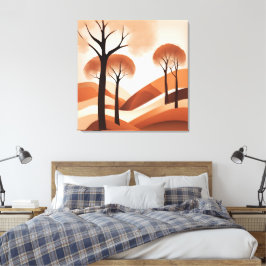 Terracotta Wonderland AI art Canvastryck