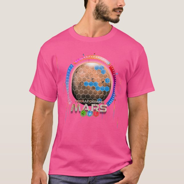 Terraforming Mars Inspired T Shirt (Framsida)