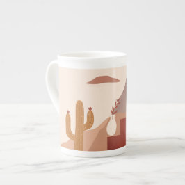 Terrakotta Benporslin Mugg