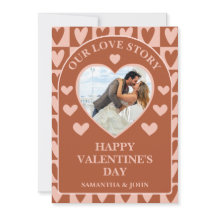 Terrakotta Boho Hjärtan Valentine’s Gåva Foto