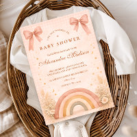 Terrakotta Boho Regnbåge Bebis Shower