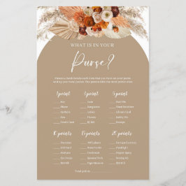 Terrakotta bränn orange vad har du i handväskan le