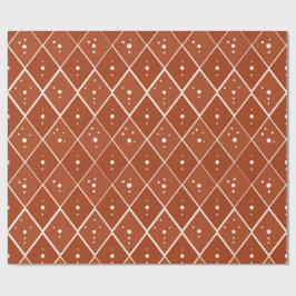 Terrakotta Diamant Modern Skandinavisk Minimalisti Presentpapper
