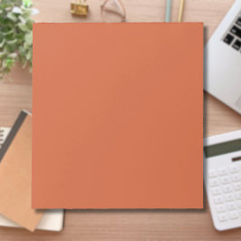 Terrakotta Orange Enfärgad Varm och jordnära desig Anteckningsblock
