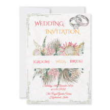 Terrakotta Pampas Gräs Bohemisk Inbjudan