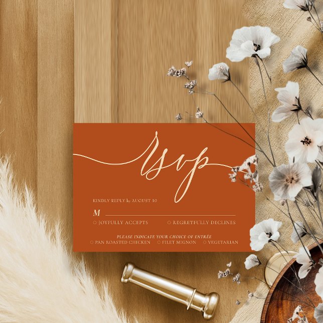 Terrakotta Snabb sekventiell visuell presentation OSA Kort (Skapare uppladdad)