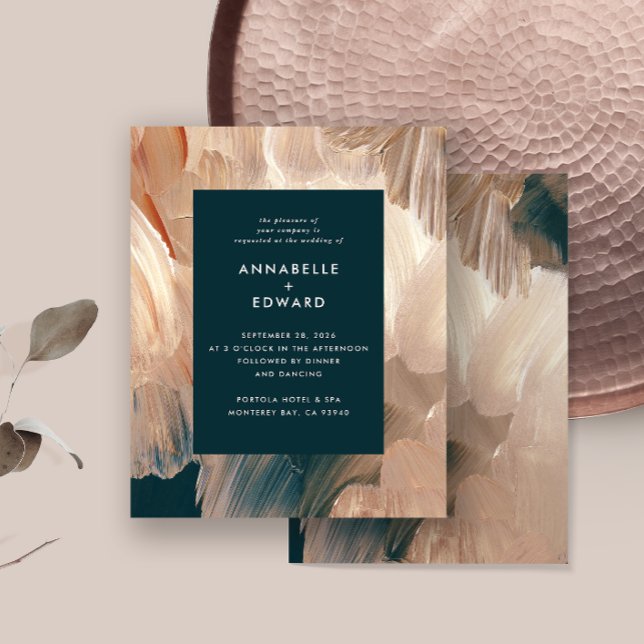 Terrakotta teal målerisk modern stilfull bröllop i (Skapare uppladdad)