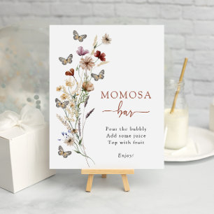 Terrakotta Vildblomma Momosa Bar Poster