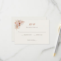 Terrakotta Vildblomma & Torkad Palm Boho Bröllop