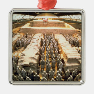 Terrakottaarmé, Qin dynasti, 210 BC Julgransprydnad Metall