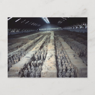 Terrakottaarmén, Xian, china, vykort