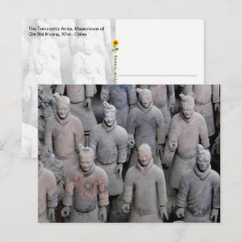 Terrakottaarmén, Xi'an, Kina - Vykort