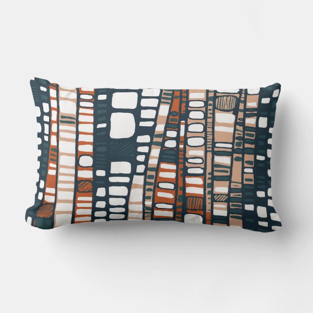 Terrakottalagrar Lumbarkudde (Framsida)