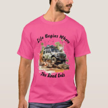 Terrängbil Äventyr T-Shirts