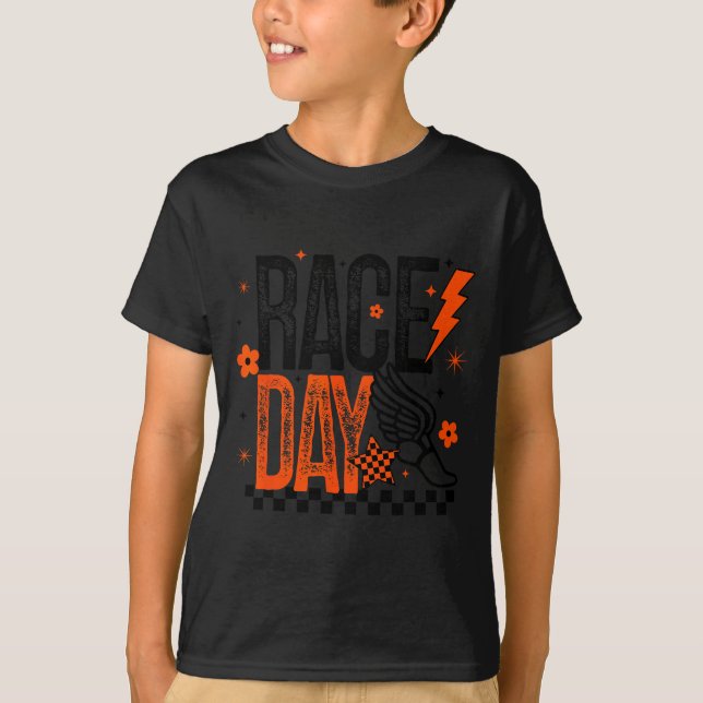 Terränglöpning Daglöpare Friidrott Oran T Shirt (Framsida)