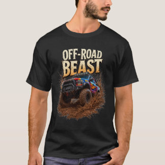 Terrängmonster 4x4 Lera Lastbil Extrem Racing T Shirt