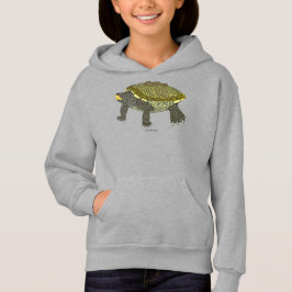 Terrapin (livlig) - Flickans Hoodie T Shirt