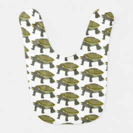 Terrapin (mönster vitt) - Babyblöja Hakklapp