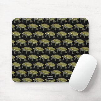 Terrapin (pattern black) - Mouse Pad Musmatta