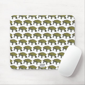 Terrapin (pattern white) - Mouse Pad Musmatta