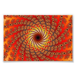 Terrapin Spin Fractal Art Fototryck