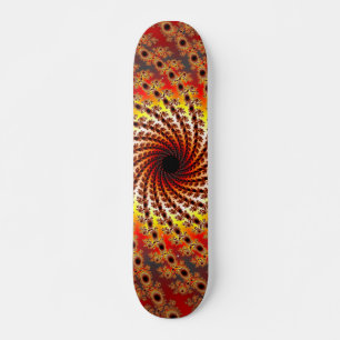 Terrapin Spin Fractal Art Old School Skateboard Bräda 21,6 Cm