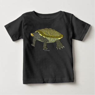 Terrapin (svart) - Baby T-Shirt