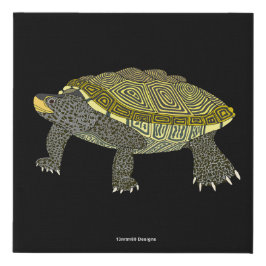 Terrapin (svart) - Falsk duk