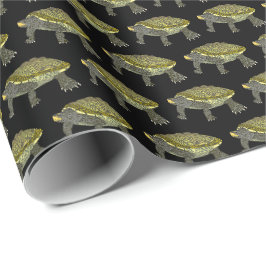 Terrapin (svart) - Inpackningspapper Presentpapper