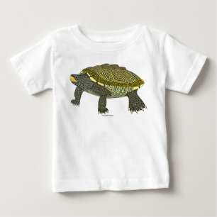 Terrapin (vit) - Baby T-Shirt