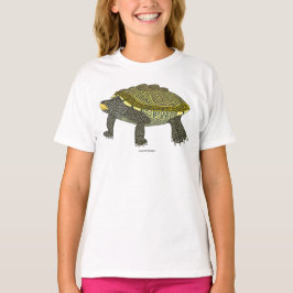 Terrapin (vit) - Flickans Basic T-Shirt
