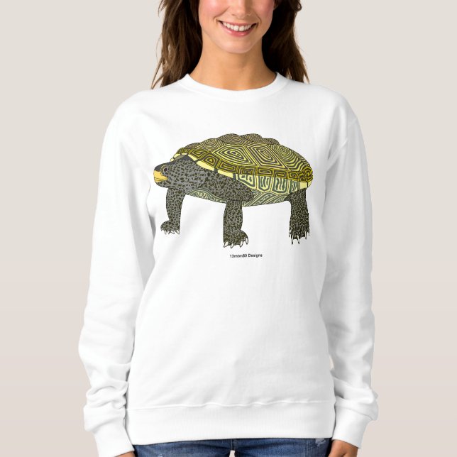 Terrapin (vit) - Kvinnlig Tröja (Framsida)