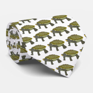 Terrapin (white) - Neck Tie Slips