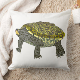Terrapin (white) - Pillow Kudde