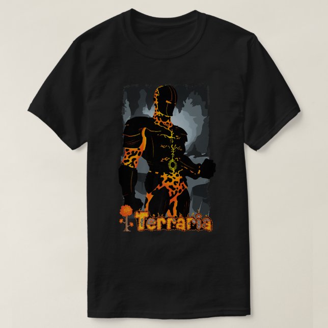 Terraria Molten Armor T Shirt (Design framsida)