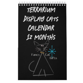 Terrarium Display Cat Calendar Kalender