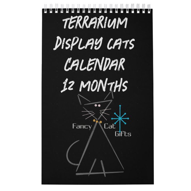 Terrarium Display Cat Calendar Kalender (Omslag)