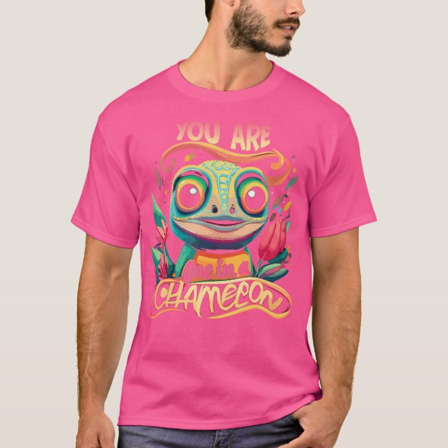 Terrarium-Pets Chameleon T Shirt (Framsida)
