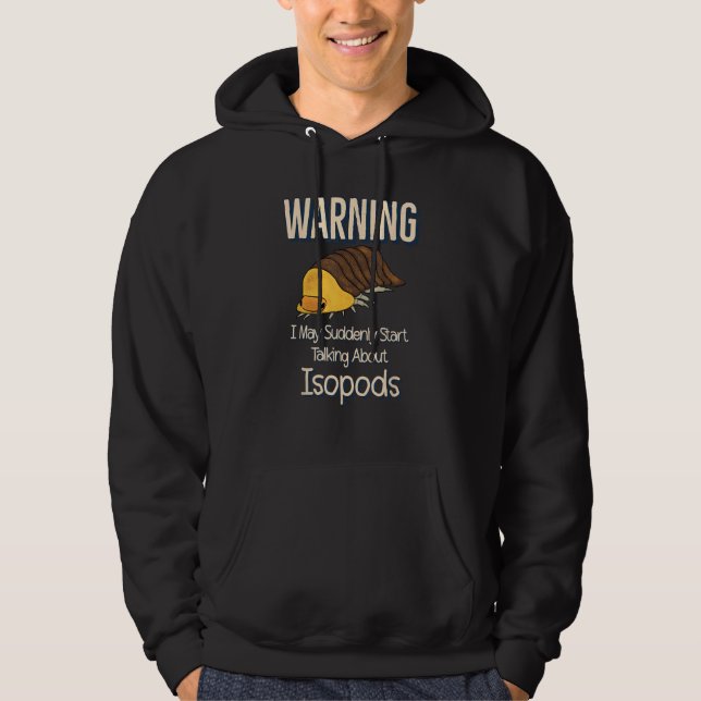 Terrarium Roly Poly Pill Kryp Älskare Funny Rubber Hoodie (Framsida)