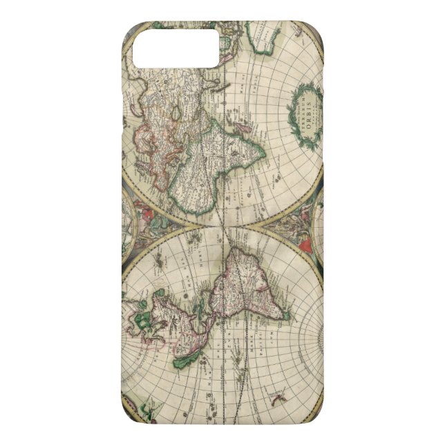 Terrarum Orbis Tabula Case-Mate iPhone Skal (Baksida)